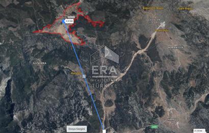 AKSEKİ CEVİZLİ'DE PANORAMİK MANZARALI 884 m2 SATILIK TARLA