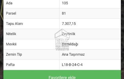 MUHTEŞEM MANZARALI BAHÇE 7307 M2