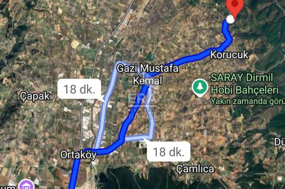 MUHTEŞEM MANZARALI BAHÇE 7307 M2