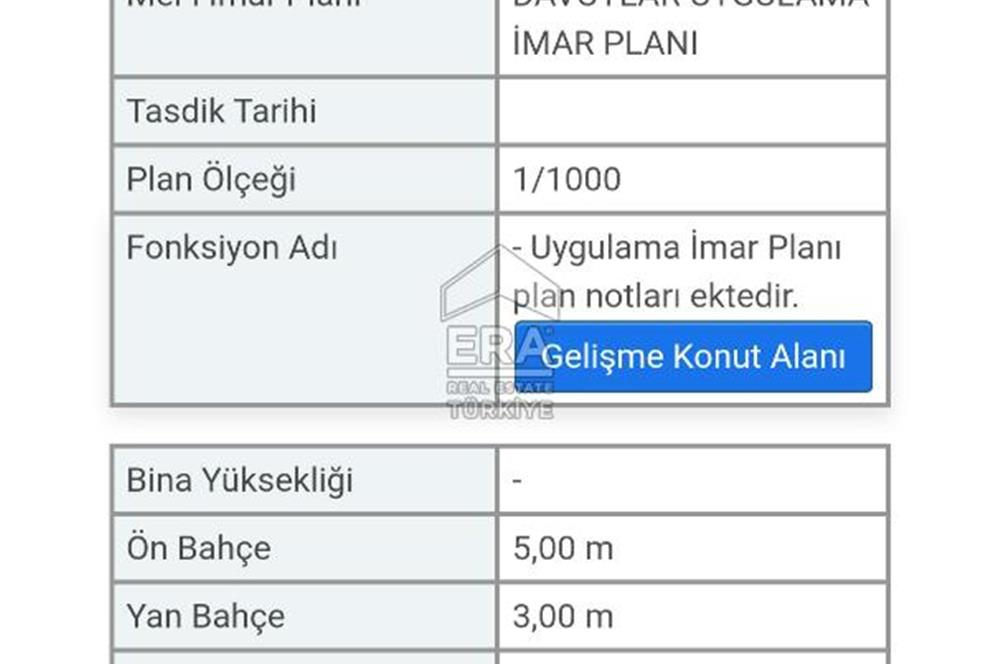 DAVUTLARDA 2 KAT VİLLA İMARLI DENİZE YAKIN ARSA