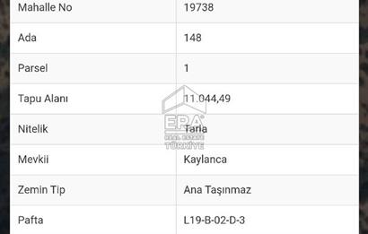 Çıkrıkçı köyüne 3 dakika mesafede 3.700m2 satılık bahçe