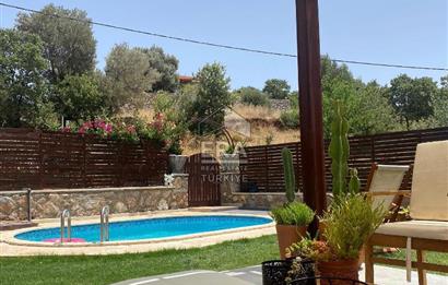 Datça'da Kiralık Müstakil Havuzlu Bahçeli 2+1 Eşyalı Daire