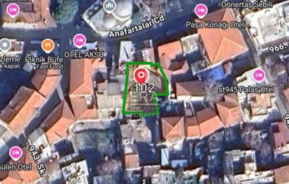 İzmir Konak Basmane Pazaryeri Mh Satılık 335 m2 Arsa