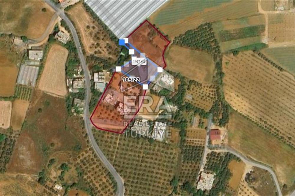 MANAVGAT ULUKAPI'DA İMAR SINIRINDA 1471 M2 SATILIK TARLA
