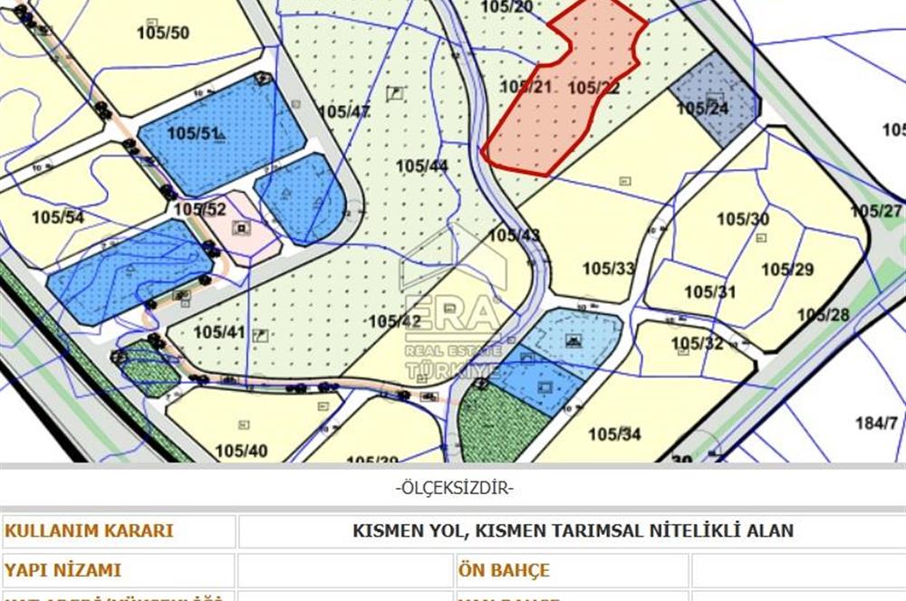MANAVGAT ULUKAPI'DA İMAR SINIRINDA 1471 M2 SATILIK TARLA