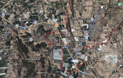 MANAVGAT HOCALAR'DA YENİ OTOBANA 1.PARSEL 11573 m2 SATILIK TARLA