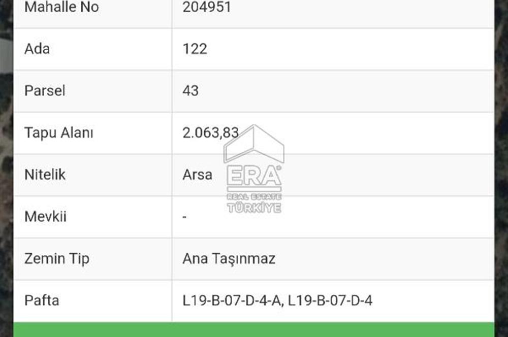 GÜNEY KÜYÜNDE ORMAN ARAZİSİNE KOMŞU 2 KAT İMARLI 2063 M2 ARSA