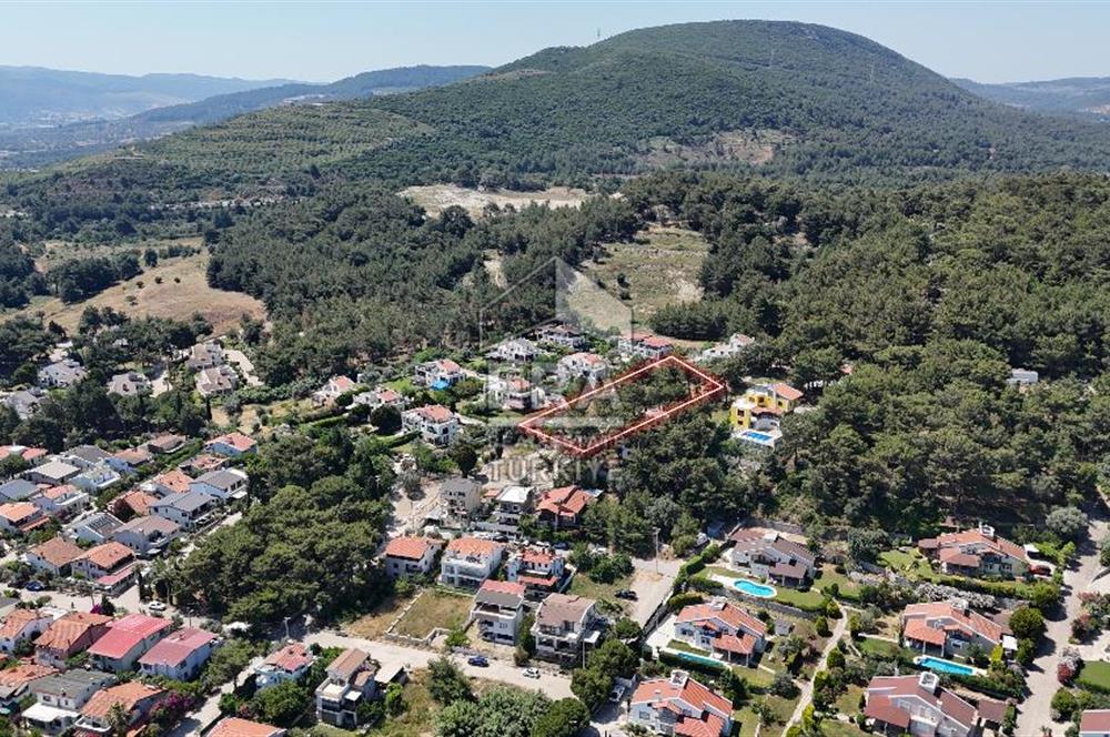 Urla Kalabak 8 Villalık Orman ve Deniz Manzaralı İmarlı Arsa