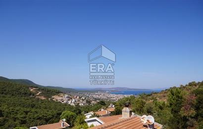 Urla Çeşmealtı Zeytinliköy'de Deniz ve Orman Manzaralı 4+1 Villa