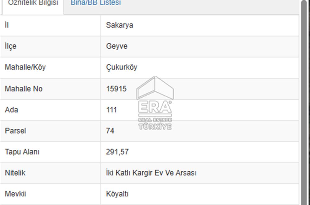 Era Karat- Sakarya Geyve Çukurköyde Göl Manzaralı Arazi