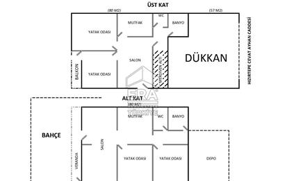 ERA KARAT-HIZIRTEPE'DE SATILIK BİNA 2 DAİRE, 1 DÜKKAN, 1 DEPO