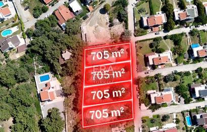 Urla Kalabak 8 Villalık Orman ve Deniz Manzaralı İmarlı Arsa