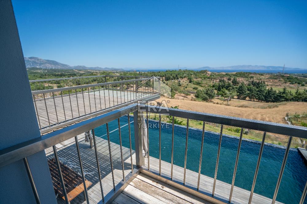 DATÇA KIZLANDA 3833 m² ARSA PAYLI SATILIK 3+2 VİLLA