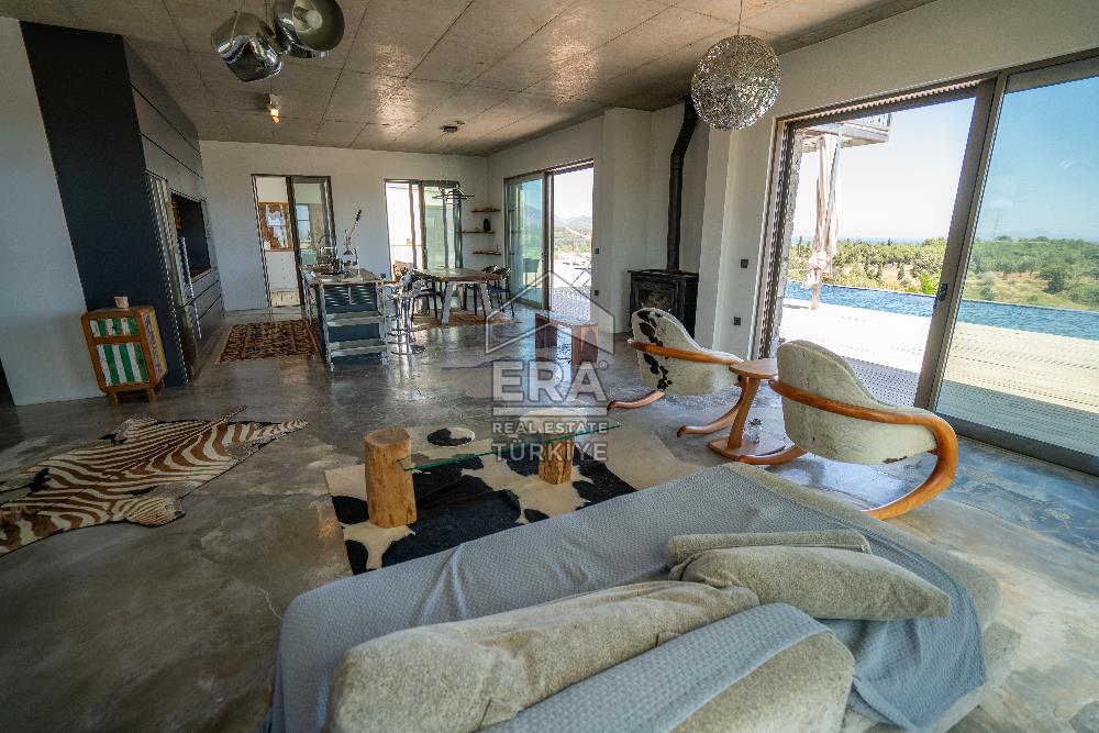 DATÇA KIZLANDA 3833 m² ARSA PAYLI SATILIK 3+2 VİLLA