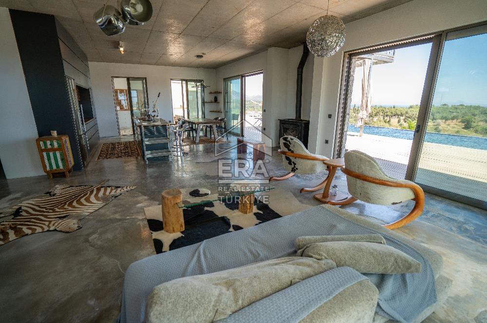DATÇA KIZLANDA 3833 m² ARSA PAYLI SATILIK 3+2 VİLLA