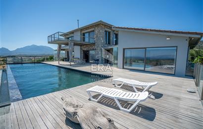 DATÇA KIZLANDA 3833 m² ARSA PAYLI SATILIK 3+2 VİLLA