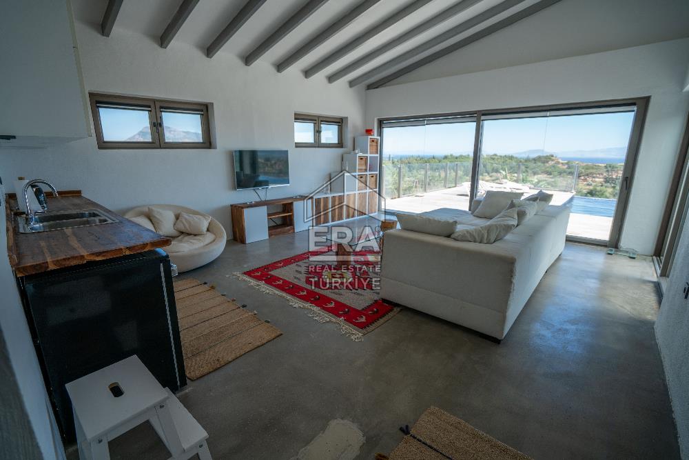 DATÇA KIZLANDA 3833 m² ARSA PAYLI SATILIK 3+2 VİLLA