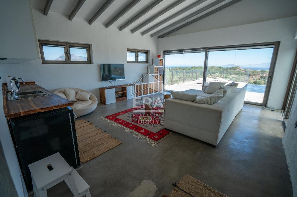DATÇA KIZLANDA 3833 m² ARSA PAYLI SATILIK 3+2 VİLLA