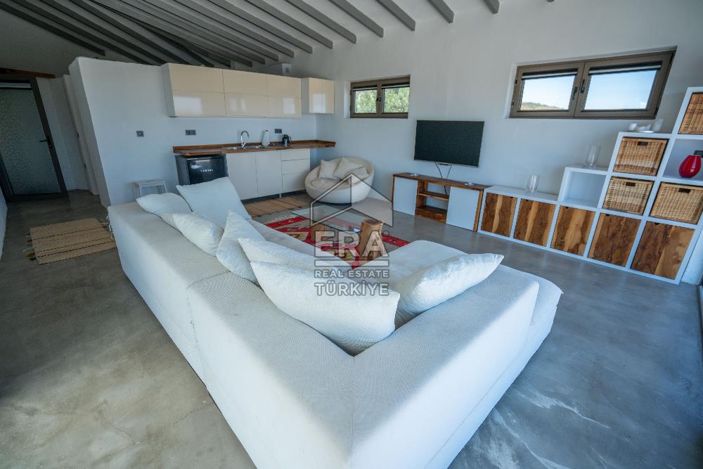 DATÇA KIZLANDA 3833 m² ARSA PAYLI SATILIK 3+2 VİLLA