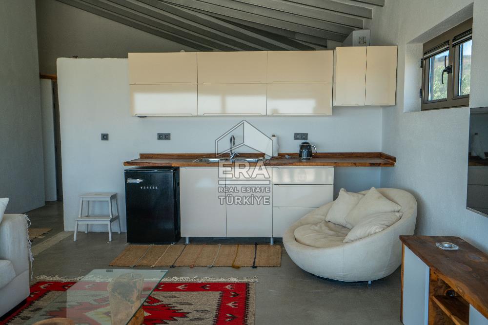 DATÇA KIZLANDA 3833 m² ARSA PAYLI SATILIK 3+2 VİLLA