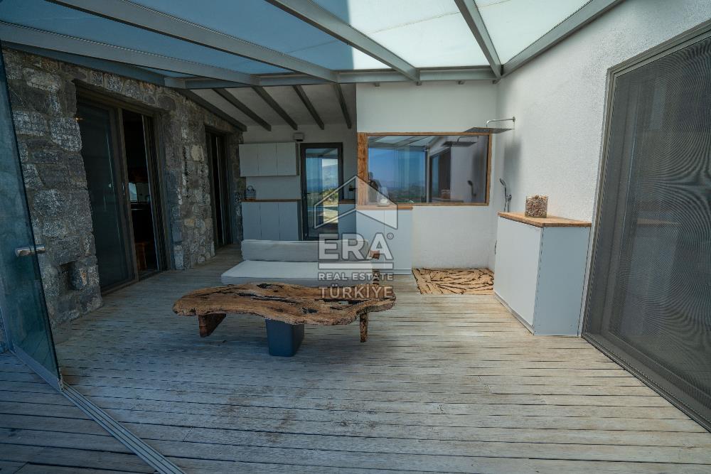 DATÇA KIZLANDA 3833 m² ARSA PAYLI SATILIK 3+2 VİLLA