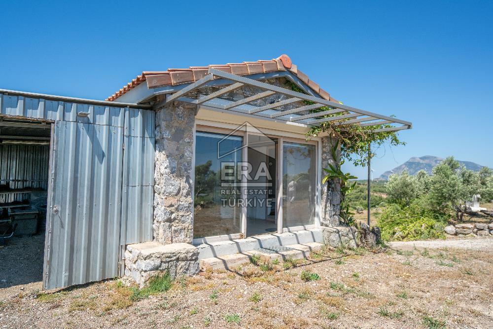 DATÇA KIZLANDA 3833 m² ARSA PAYLI SATILIK 3+2 VİLLA