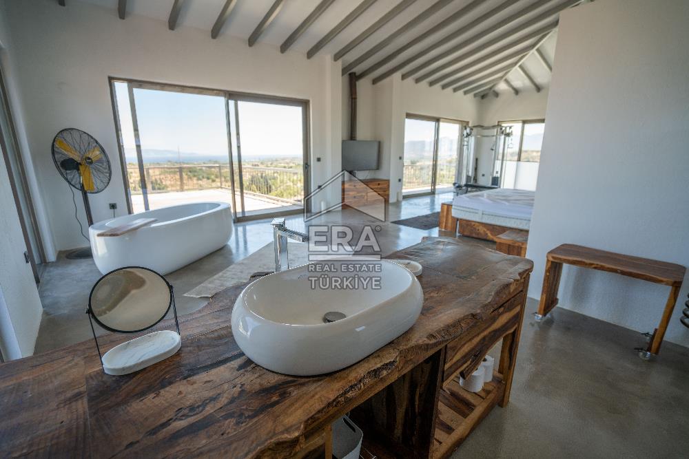 DATÇA KIZLANDA 3833 m² ARSA PAYLI SATILIK 3+2 VİLLA