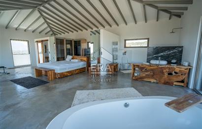 DATÇA KIZLANDA 3833 m² ARSA PAYLI SATILIK 3+2 VİLLA