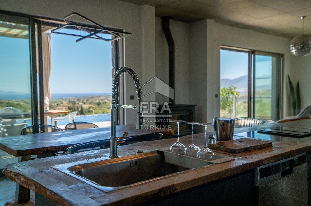 DATÇA KIZLANDA 3833 m² ARSA PAYLI SATILIK 3+2 VİLLA