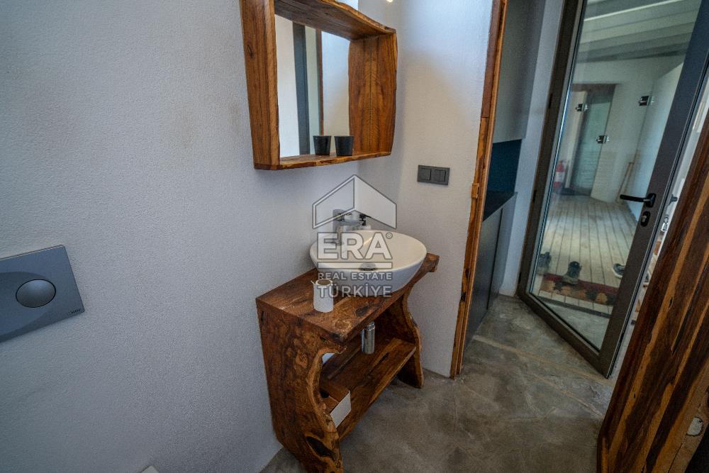 DATÇA KIZLANDA 3833 m² ARSA PAYLI SATILIK 3+2 VİLLA