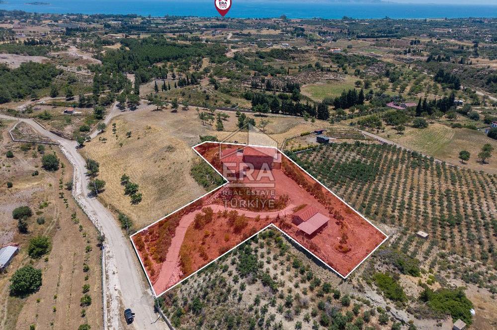 DATÇA KIZLANDA 3833 m² ARSA PAYLI SATILIK 3+2 VİLLA