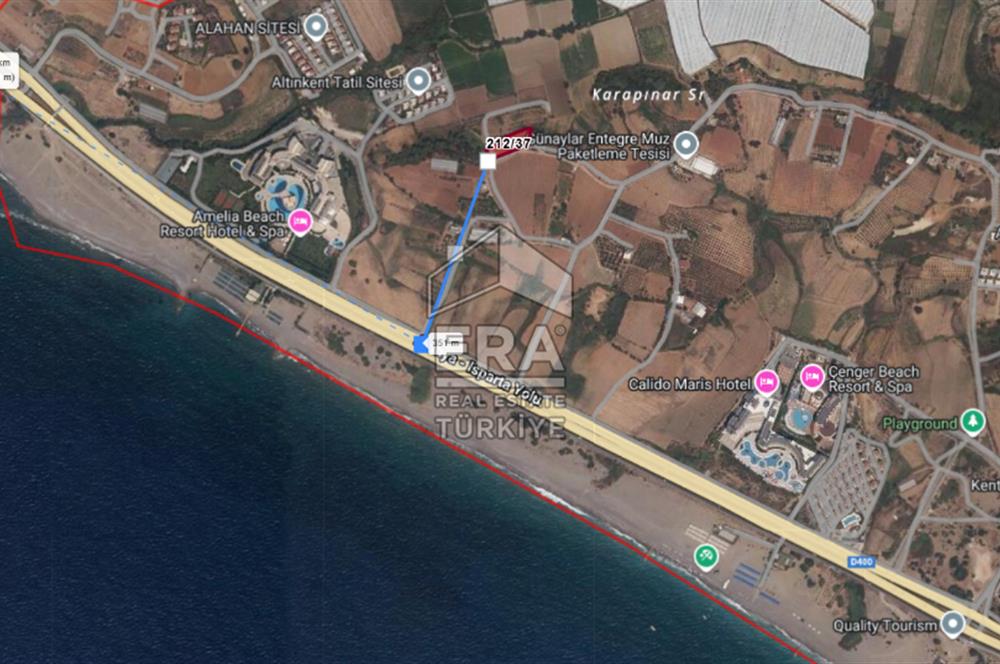 MANAVGAT ÇENGER'DE DENİZE 500m MESAFEDE SATILIK 2,060 m2 TARLA
