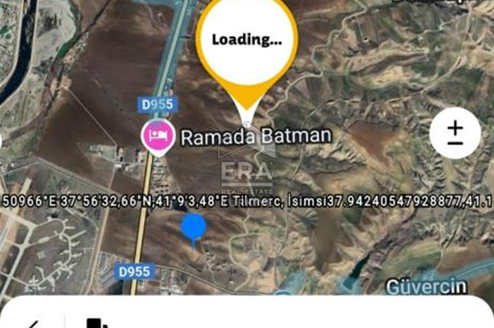 Batman gültepe mevkinde satılık 1255 m2 hisseli arazi 