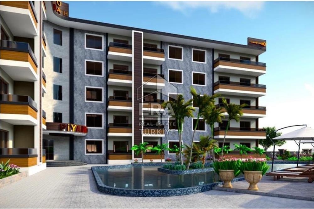 Altınovada havuzlu sitede satılık 1+1 daire