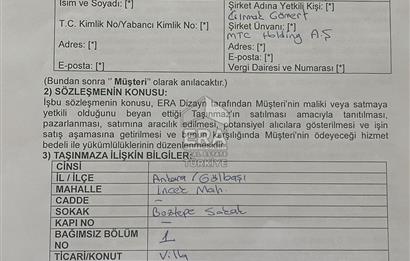 İncekte Eşsiz Konfor:7+1 Ultra Lüks Satılık  Villa