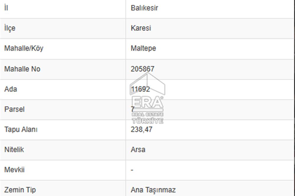 ERA PORT GÜVENCESİYLE ANA YOL ÜZERİ TİCARİ + KONUT İMARLI ARSA
