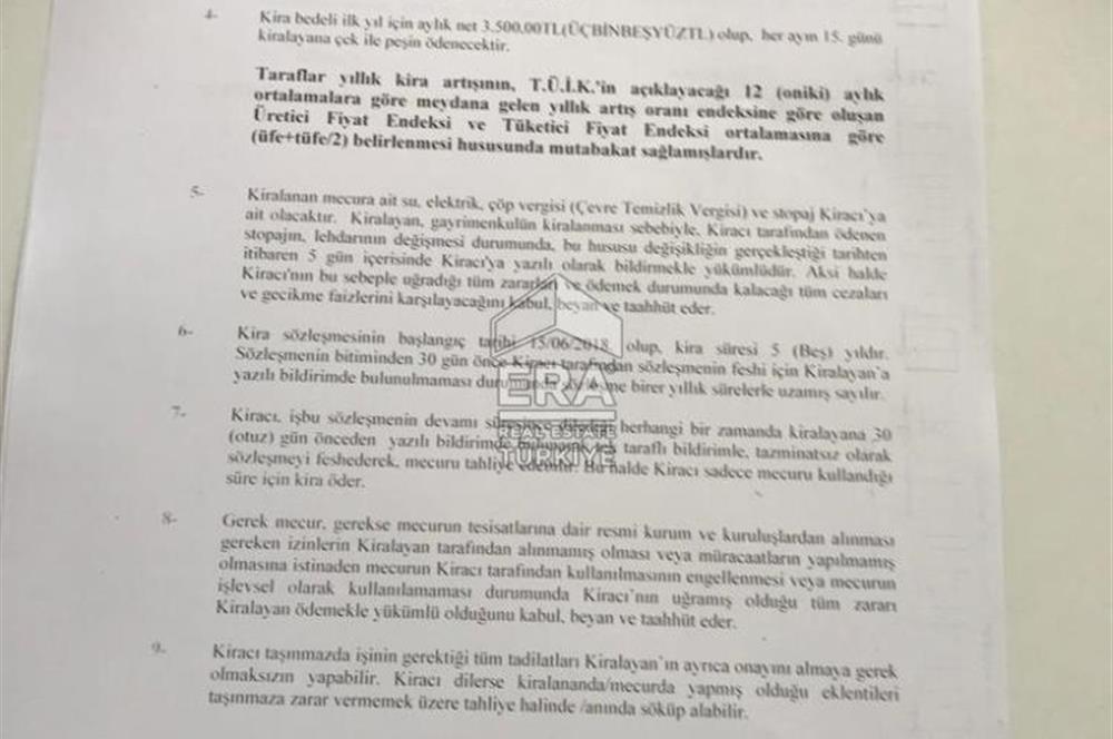 MANAVGAT ÖRNEK MAHALLESİNDE KURUMSAL KİRACILI SATILIK DÜKKAN