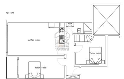 Nergiz Yasemin Park Evlerinde Satılık Teraslı 3+2 Dubleks Daire
