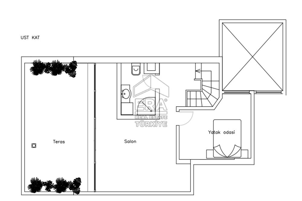 Nergiz Yasemin Park Evlerinde Satılık Teraslı 3+2 Dubleks Daire