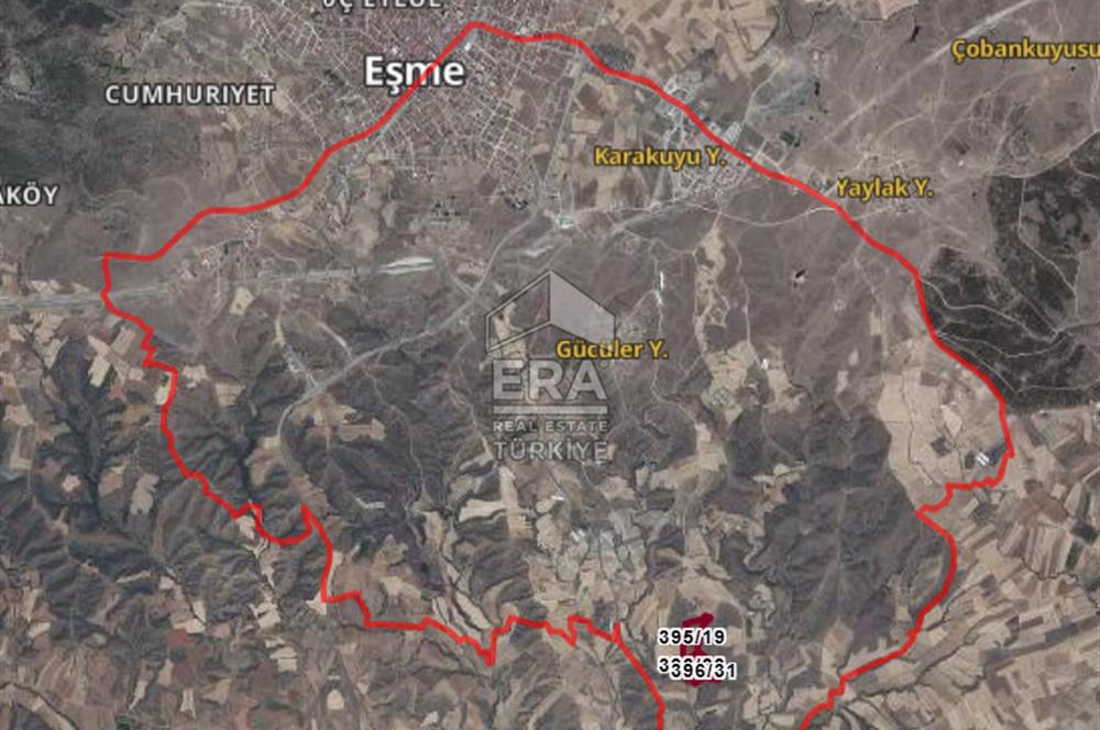 Eşme'de Kuru Marjinal Tarım Vasıflı GES'e Uygun Satılık Tarla