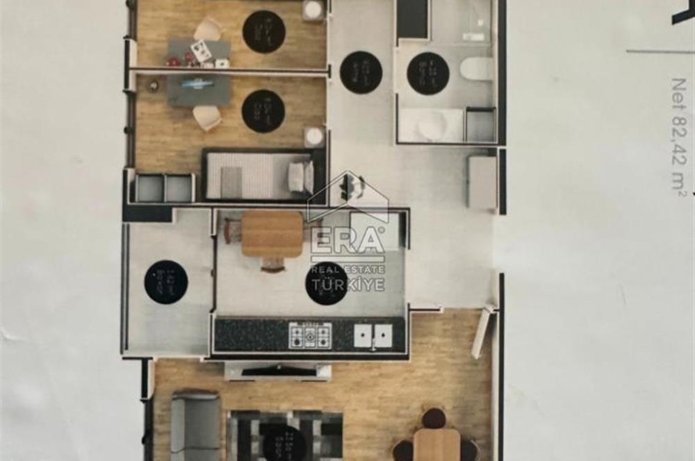 360 SUITES 3.5+1, MANZARALI, KÖŞE, YERDEN ISITMALI, KLİMALI