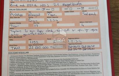 MANAVGAT ÖRNEK MAHALLESİNDE KURUMSAL KİRACILI SATILIK DÜKKAN