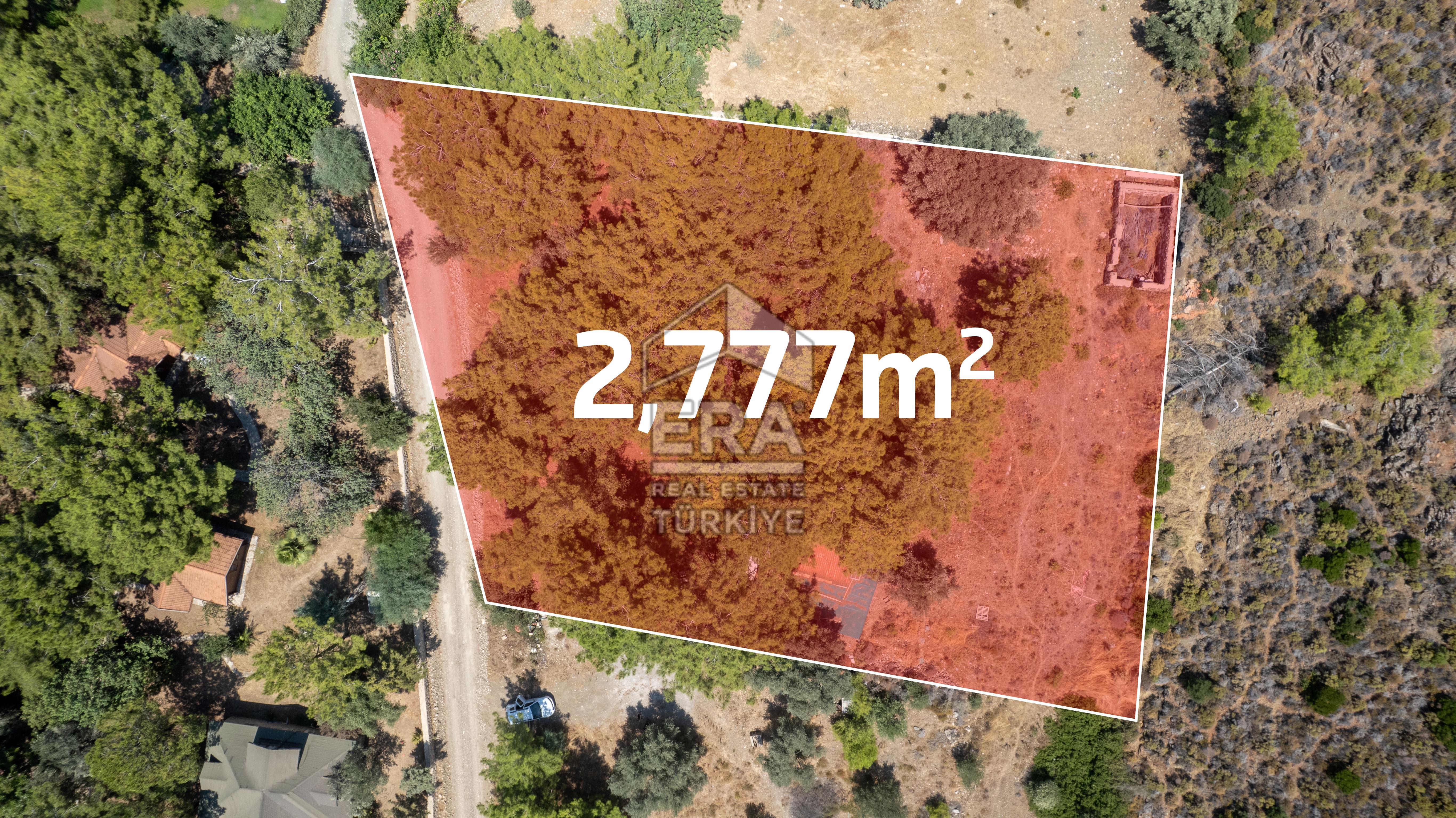 Datça Kabaklar Koyunda Denize 200 m Satılık 2777 m2 Arazi