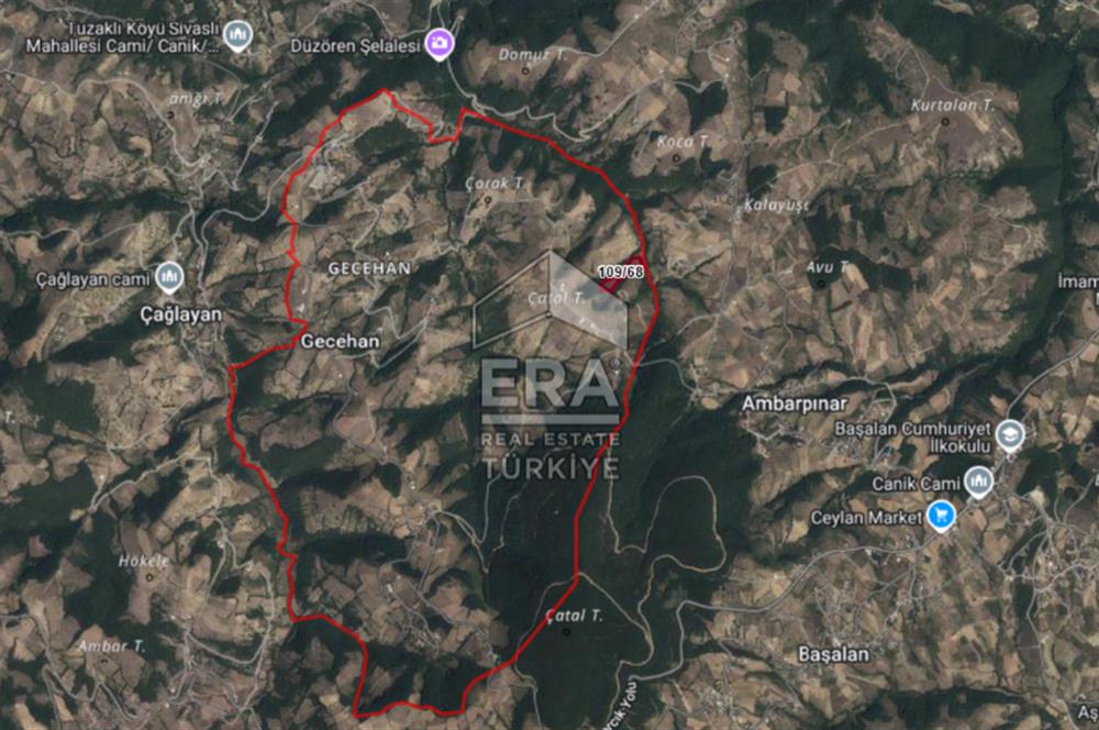SAMSUN DA  14.200 M2 SATILIK TARLA