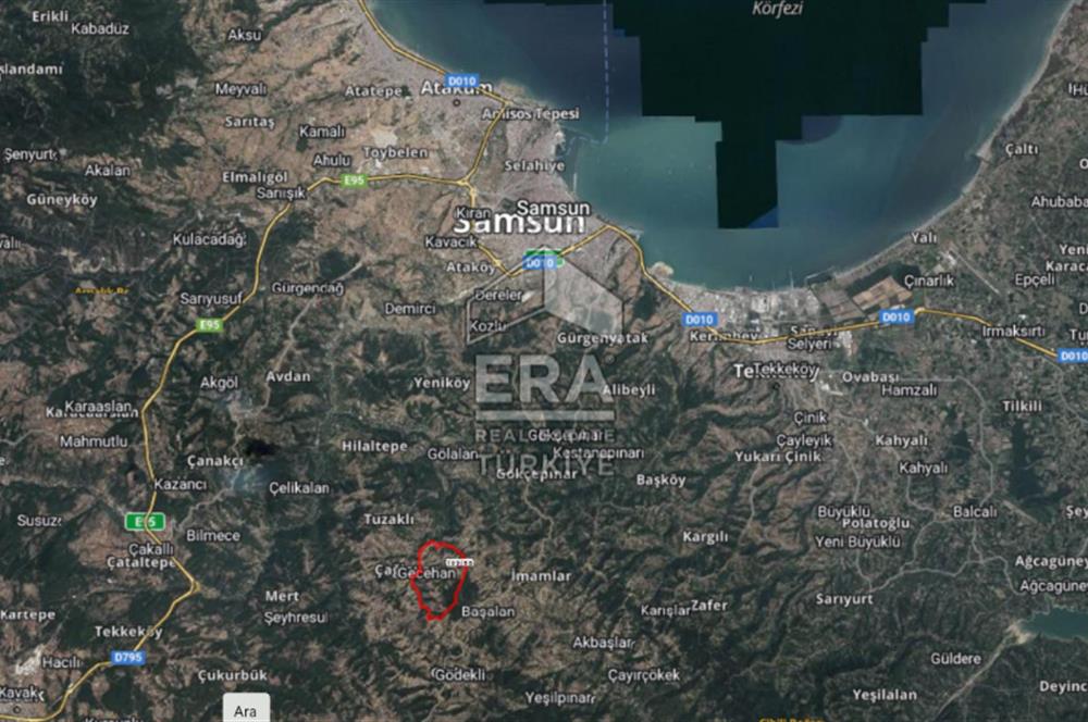 SAMSUN DA  14.200 M2 SATILIK TARLA