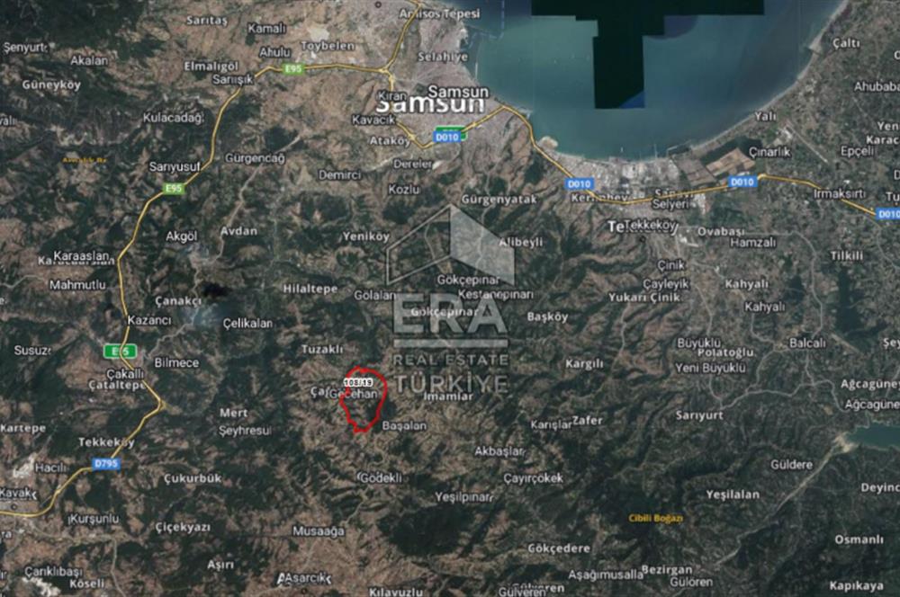 SAMSUN DA  3.217 M2 SATILIK TARLA