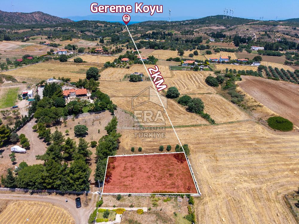 DATÇA KIZLAN'DA SATILIK 1085 m² TARLA