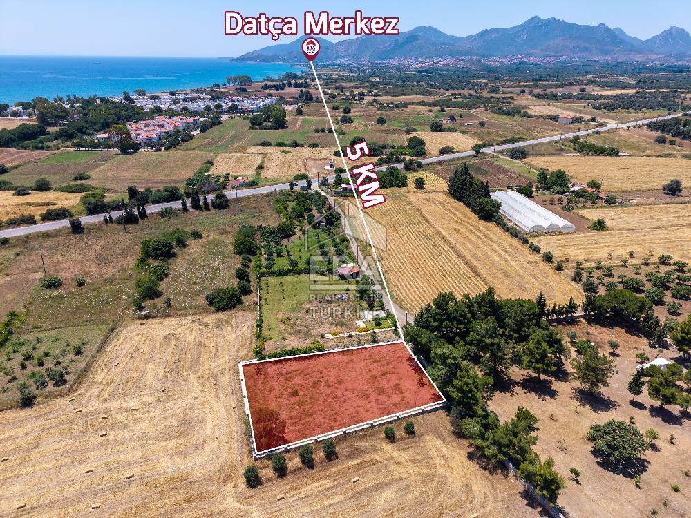 DATÇA KIZLAN'DA SATILIK 1085 m² TARLA