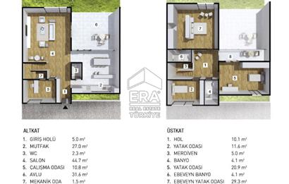 35 Sokak Sitesi 4+1 Teraslı Havuz Manzaralı Dubleks