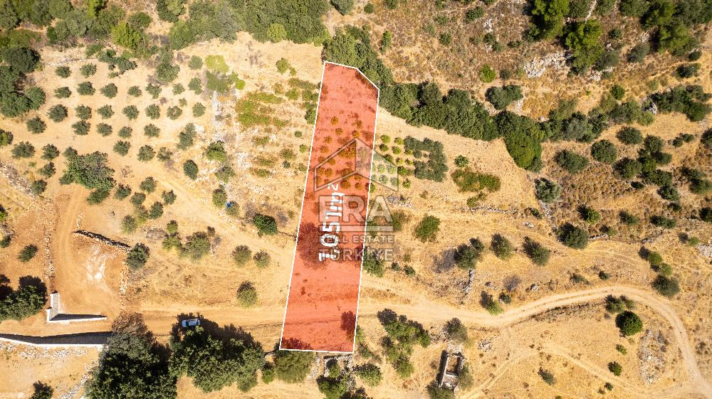 Datça Hızırşah'ta Satılık Deniz Manzaralı 1.051 m2 Tarla